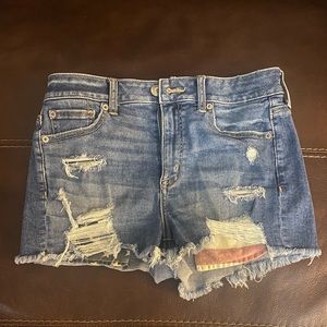 American Eagle Hi-Rise Shortie Shorts
